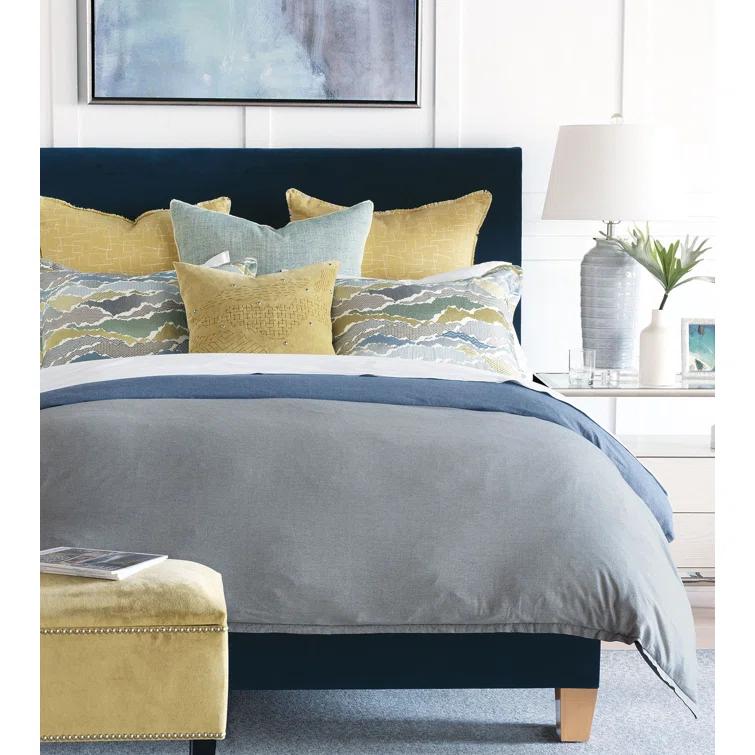 Standard Size Multicolor Cotton Embroidered Pillow Sham