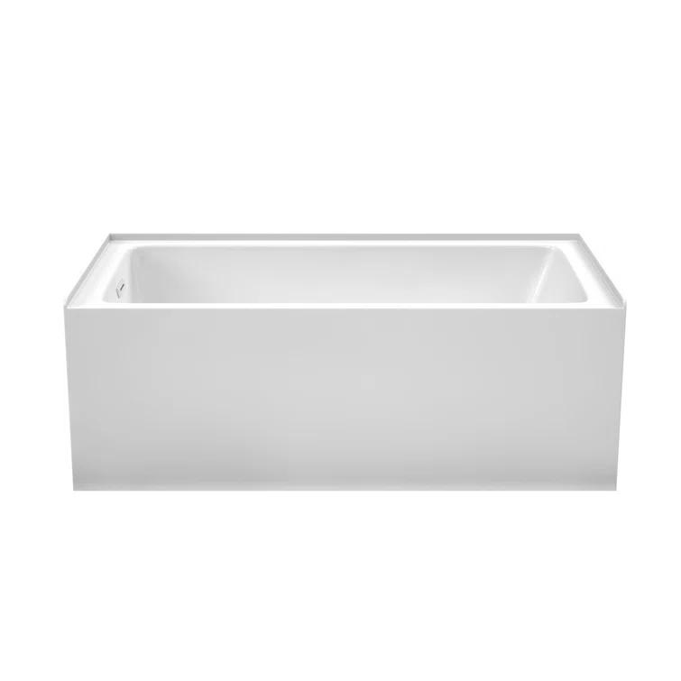 Grayley 60'' x 32'' Alcove Soaking Acrylic Bathtub