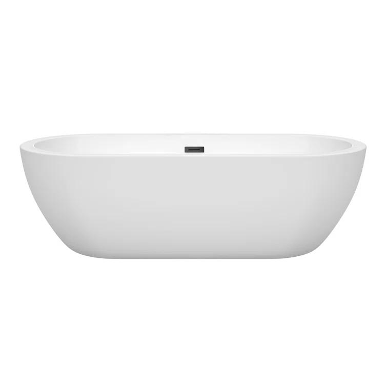 Soho 72'' x 31'' Freestanding Soaking Acrylic Bathtub