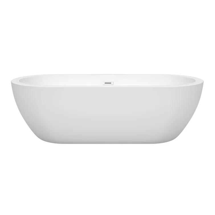 Soho 72'' x 31'' Freestanding Soaking Acrylic Bathtub