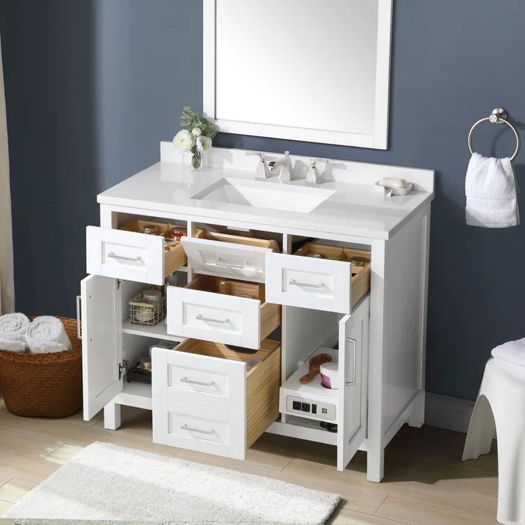 OVE Decors Tahoe 42" Single Bathroom Vanity Set with Mirror