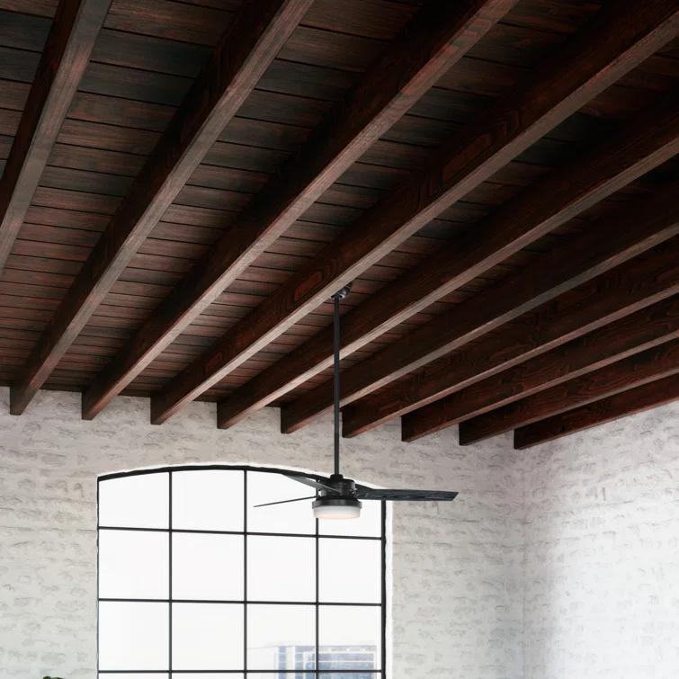 Hunter Fan 52" Sentinel 3 -Blade Standard Ceiling Fan with Remote Control and Light Kit Included