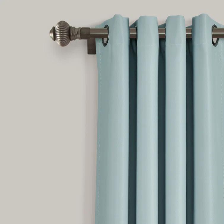 Lush Decor Insulated Polyester Blackout Curtain Pair (Set of 2)