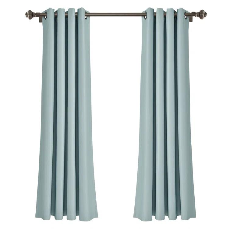 Lush Decor Insulated Polyester Blackout Curtain Pair (Set of 2)