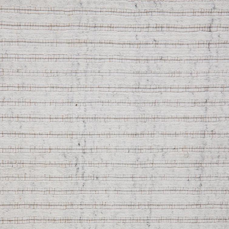 Transitional Handmade Grey/Beige Wool-Viscose Blend Rug 10' x 14'