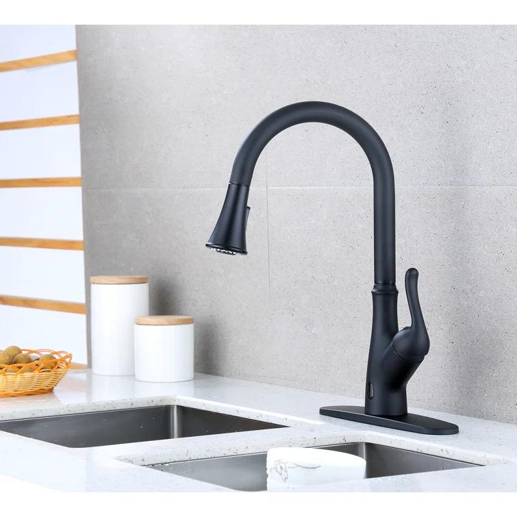 RunFine Group Brisbane Pull Down Touchless Kitchen Faucet