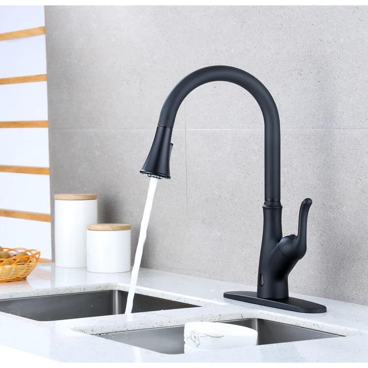 RunFine Group Brisbane Pull Down Touchless Kitchen Faucet