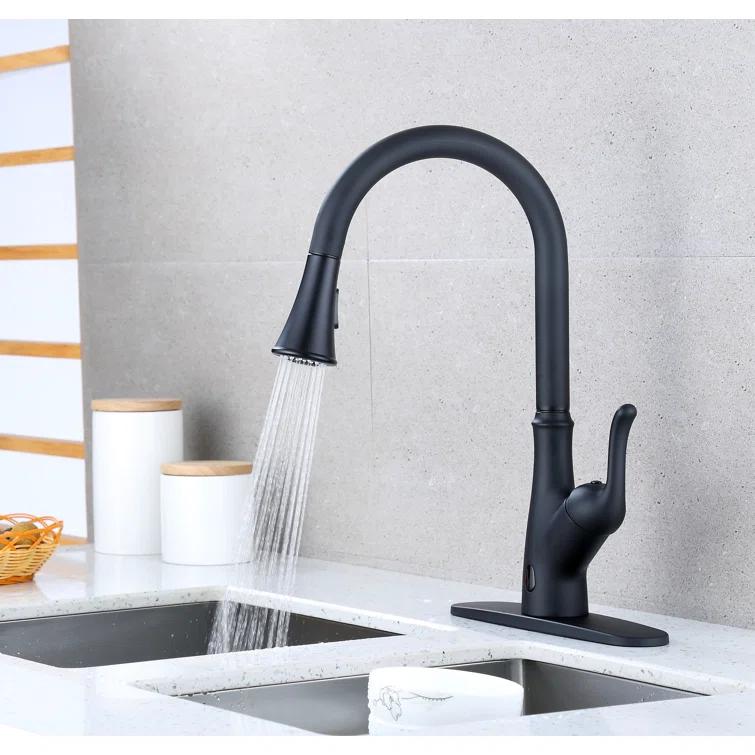 RunFine Group Brisbane Pull Down Touchless Kitchen Faucet