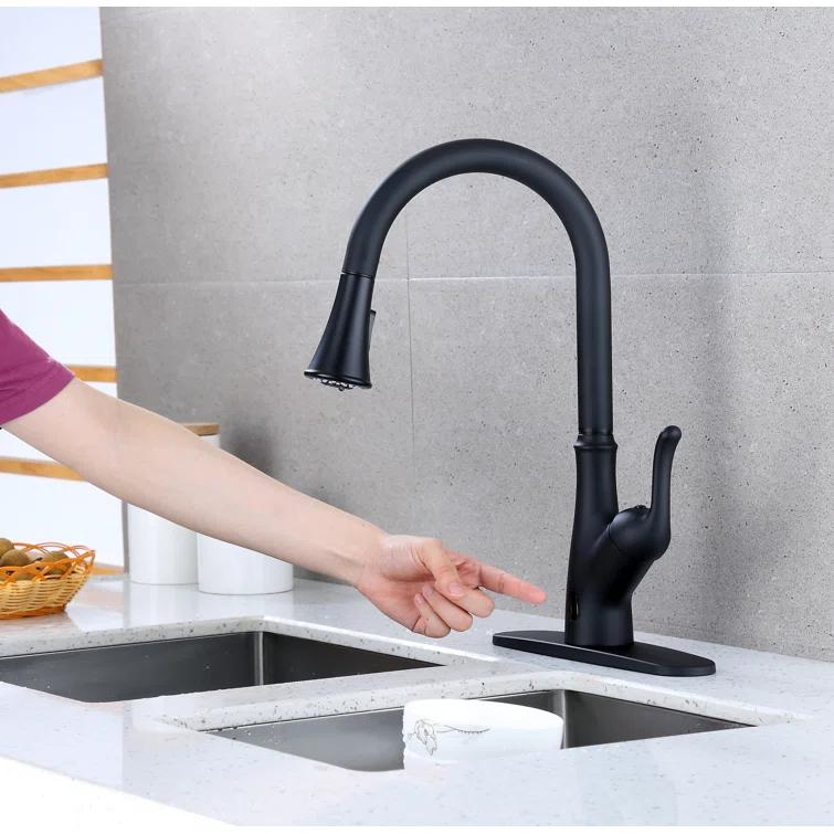 RunFine Group Brisbane Pull Down Touchless Kitchen Faucet