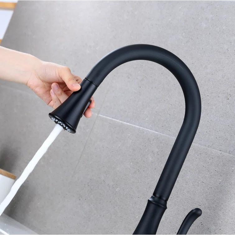 RunFine Group Brisbane Pull Down Touchless Kitchen Faucet