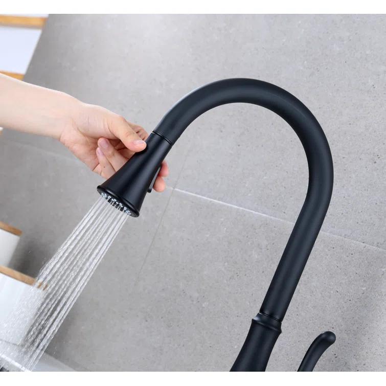 RunFine Group Brisbane Pull Down Touchless Kitchen Faucet