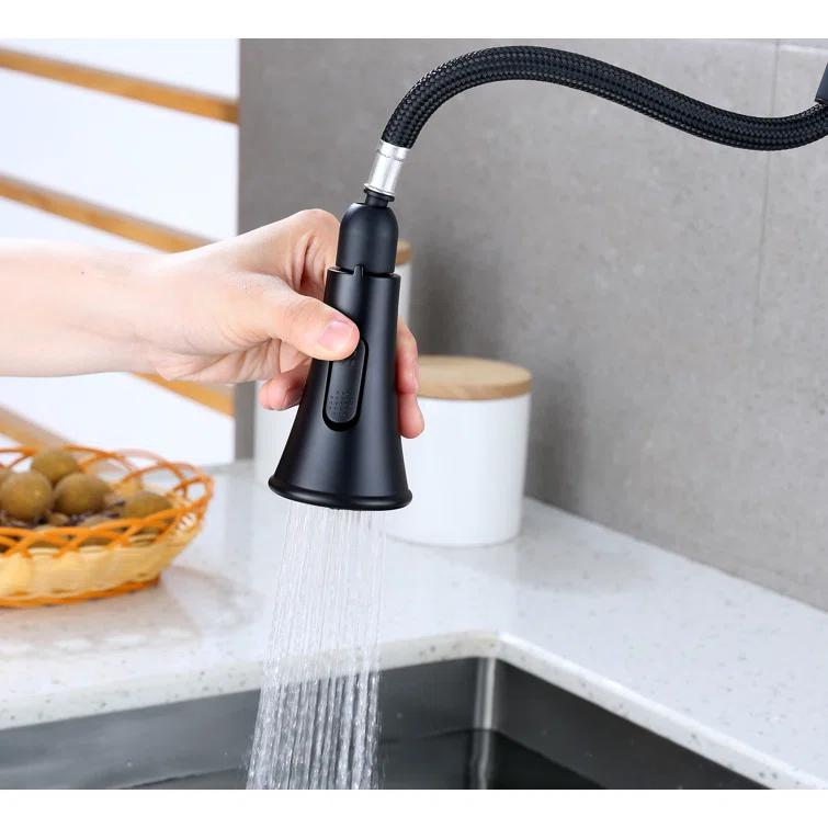 RunFine Group Brisbane Pull Down Touchless Kitchen Faucet