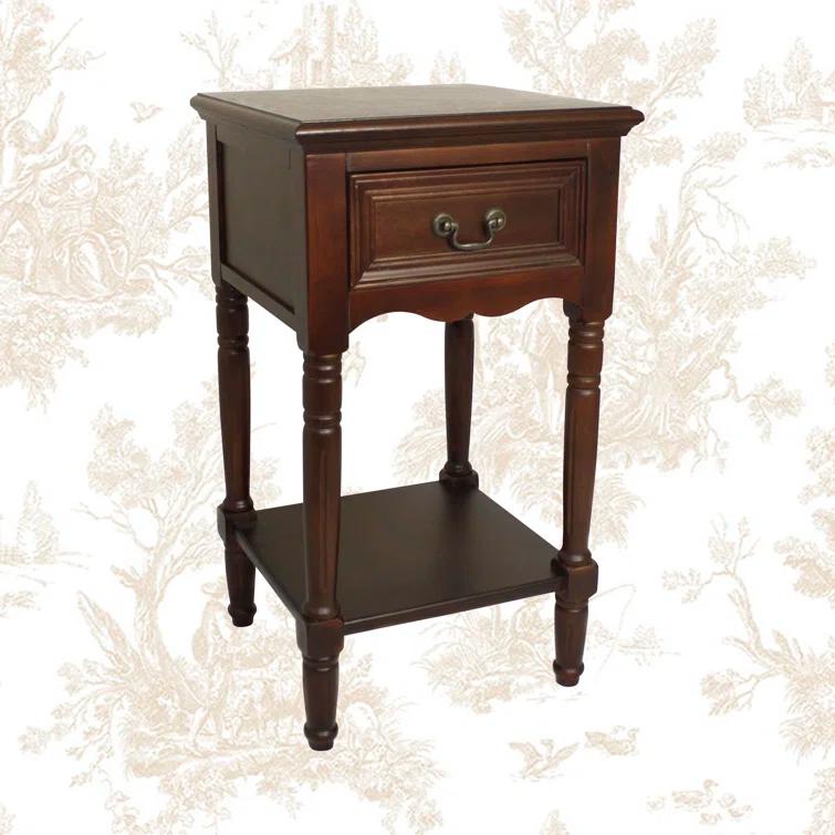 Ophelia & Co. Liscomb 15.5'' W Solid Wood Nightstand