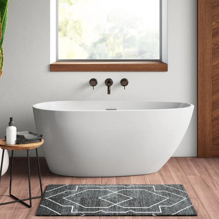 Freestanding Soaking Acrylic Bathtub