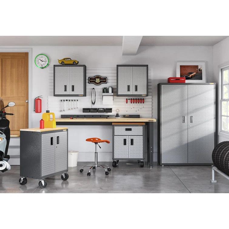 Adjustable Height Hardwood Workbench