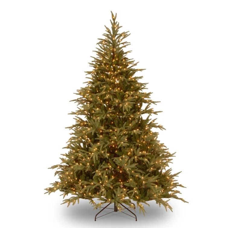 6.5' Prelit LED Medium Jersey Fraser Fir Artificial Christmas Tree Dual Color Lights - National Tree Company