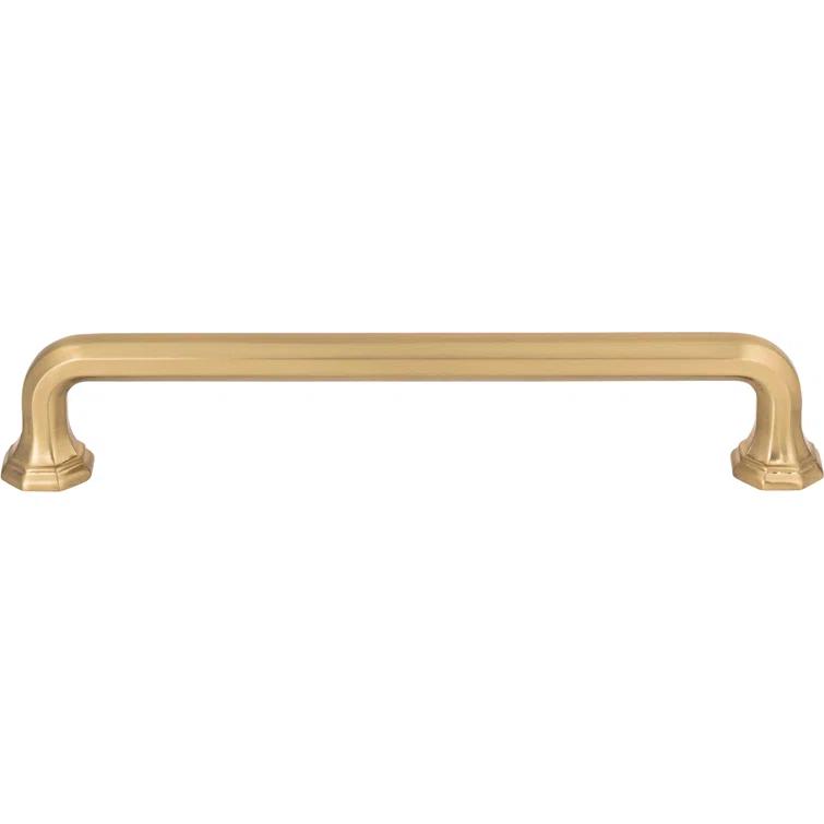 Elizabeth Warm Brass Matte Bar Pull with Mounting Hardware
