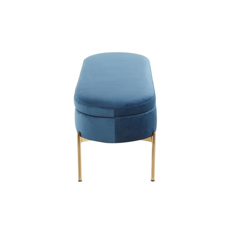 Averie Velvet Upholstered Storage Bench