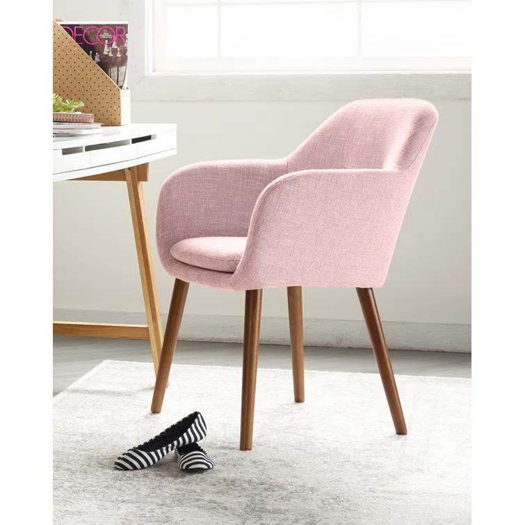 Elle Decor Adore Decor Roux Mid-Century Accent Chair for Home Office or Living Room