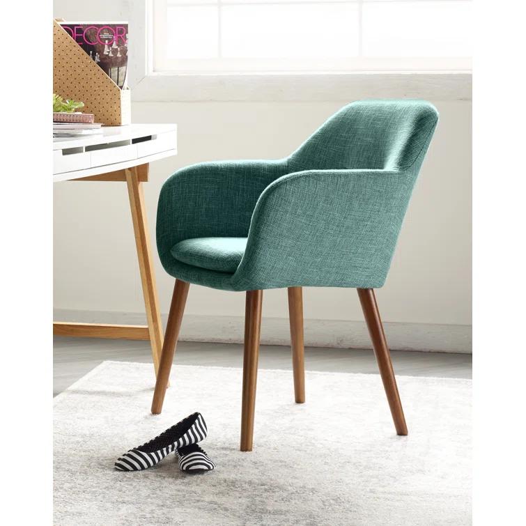 Adore Decor Roux Mid-Century Accent Chair for Home Office or Living Room