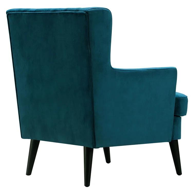 Elle Decor Celeste Tufted Velvet Accent Chair