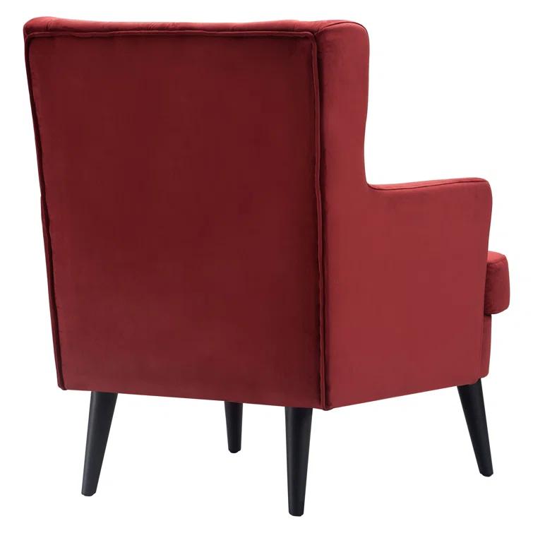 Elle Decor Celeste Tufted Velvet Accent Chair