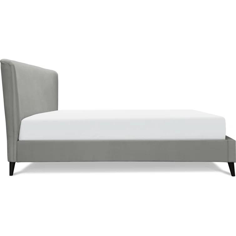 Adore Decor Adele Jupiter Wingback Upholstered Platform Bed