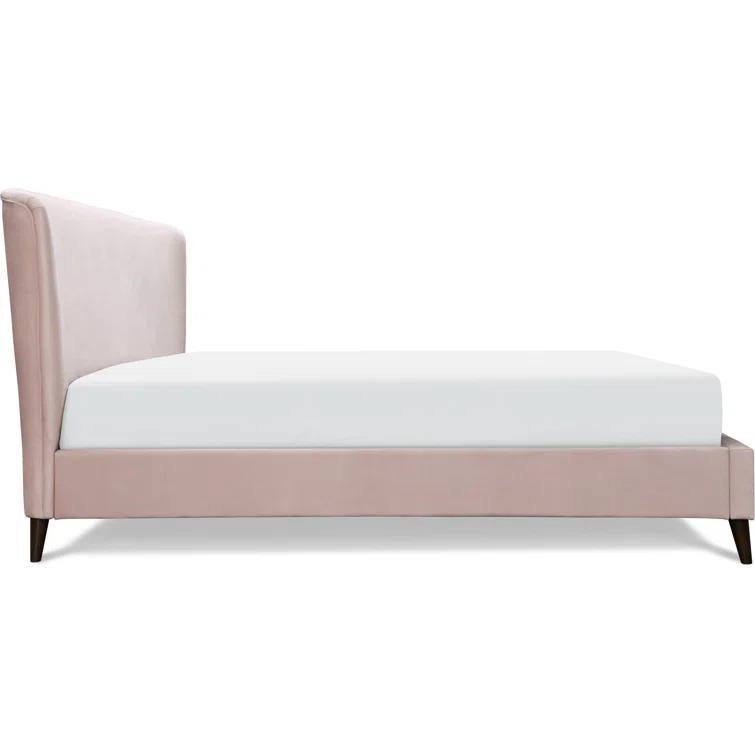 Adore Decor Adele Jupiter Wingback Upholstered Platform Bed
