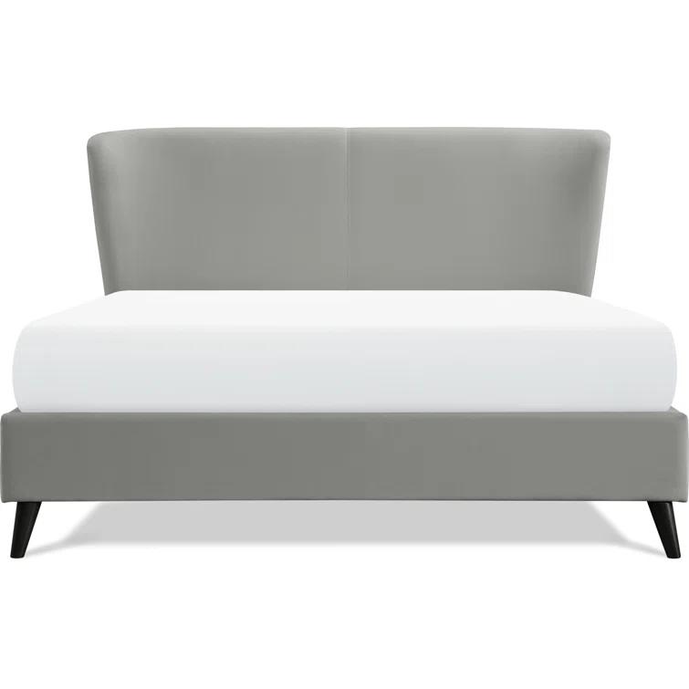 Adore Decor Adele Jupiter Wingback Upholstered Platform Bed