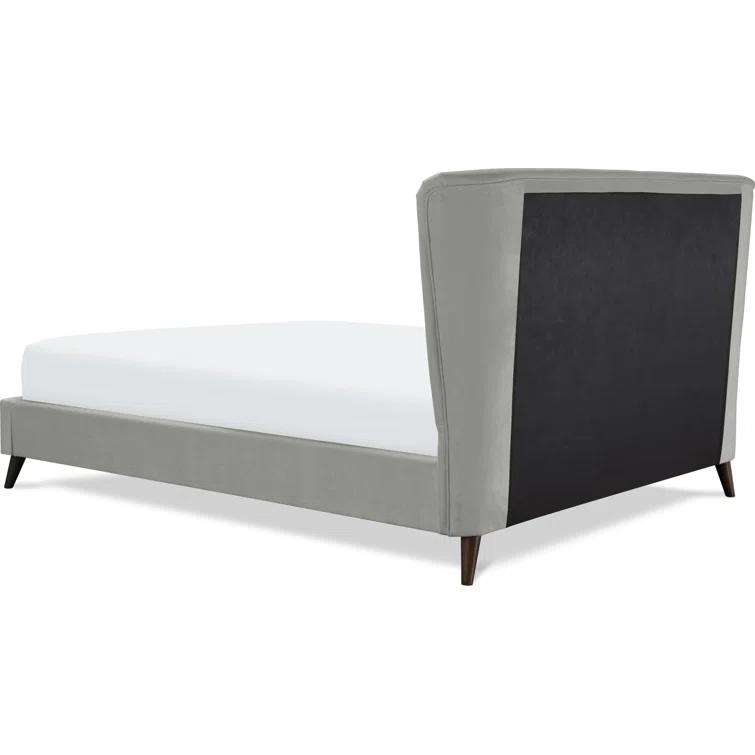 Adore Decor Adele Jupiter Wingback Upholstered Platform Bed
