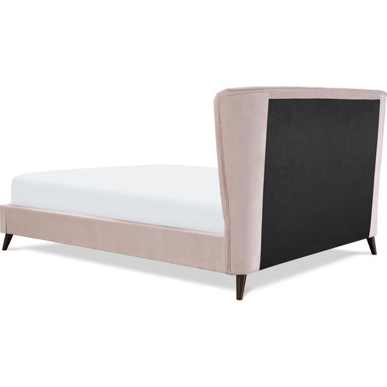 Adore Decor Adele Jupiter Wingback Upholstered Platform Bed