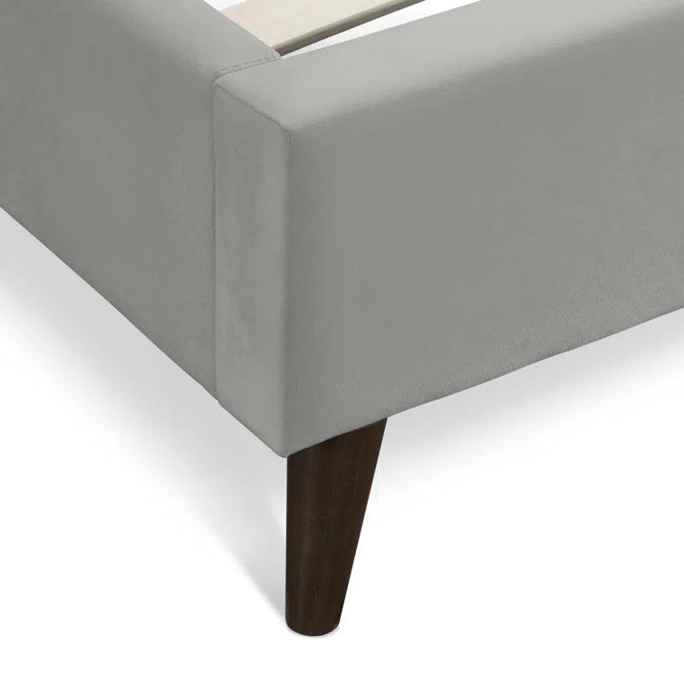 Adore Decor Adele Jupiter Wingback Upholstered Platform Bed