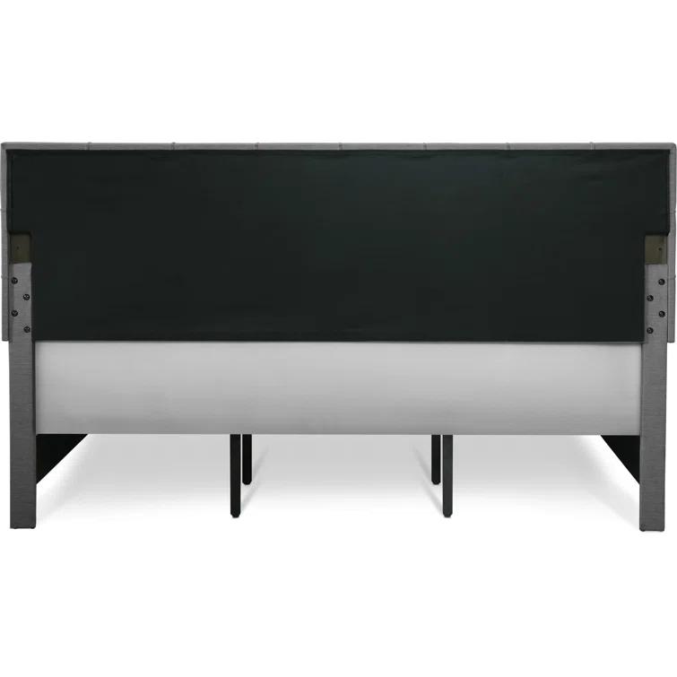 ClickDecor Langston Edmond Storage Bed with Adjustable Height Headboard