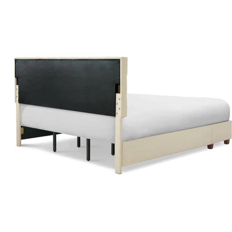ClickDecor Langston Edmond Storage Bed with Adjustable Height Headboard