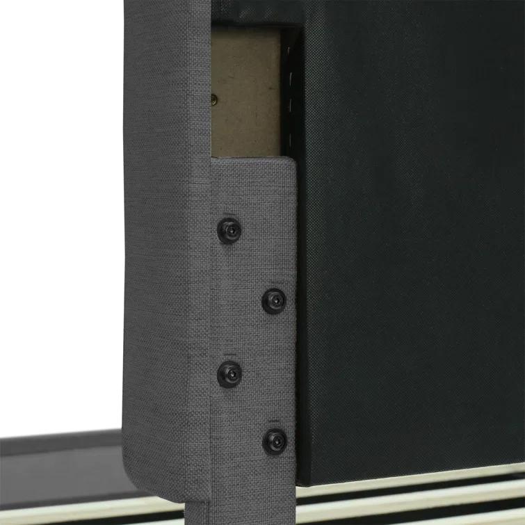 ClickDecor Langston Edmond Storage Bed with Adjustable Height Headboard