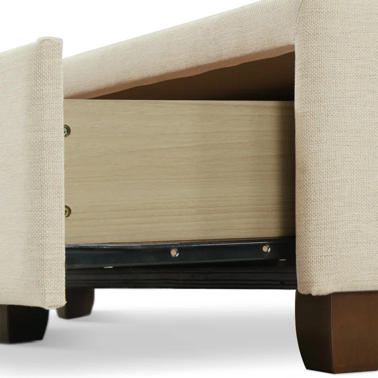 ClickDecor Langston Edmond Storage Bed with Adjustable Height Headboard