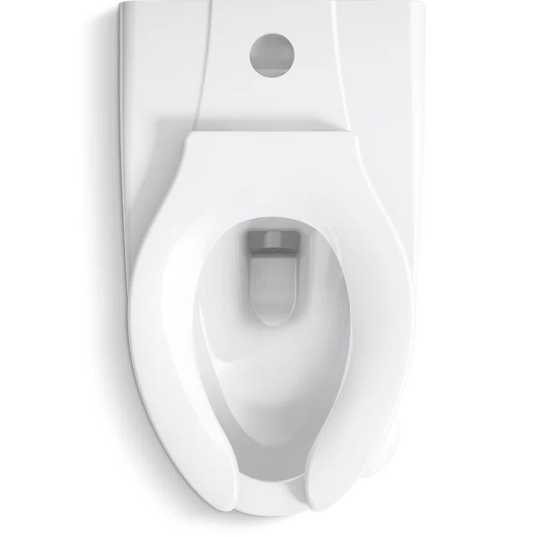 Kingston Ultra Wall-Mounted Top Spud Flushometer Bowl