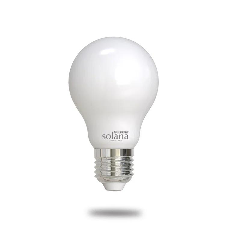 Bulbrite Solana 290111 Solana Smart WiFi Connected A19 Tunable White 40 Watt Equivalent LED Light Bulb
