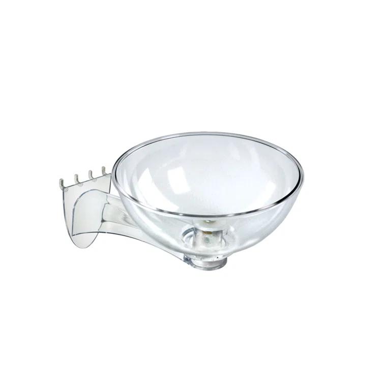 Azar Displays 700912 10" Bowl Display for Pegboard/Slatwall