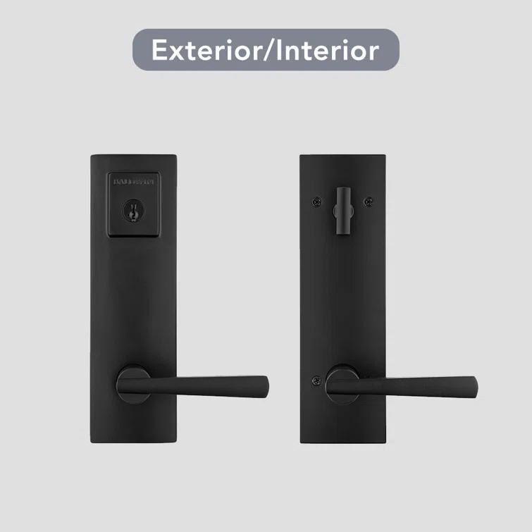 Spyglass Handleset with Deadbolt and Door Lever
