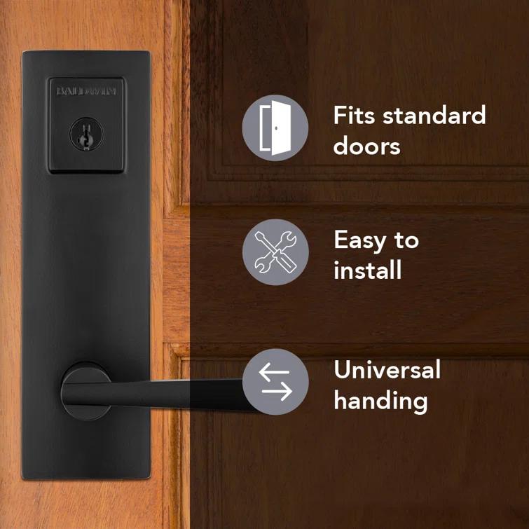 Spyglass Handleset with Deadbolt and Door Lever