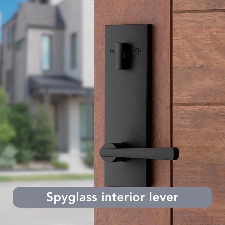 Spyglass Handleset with Deadbolt and Door Lever