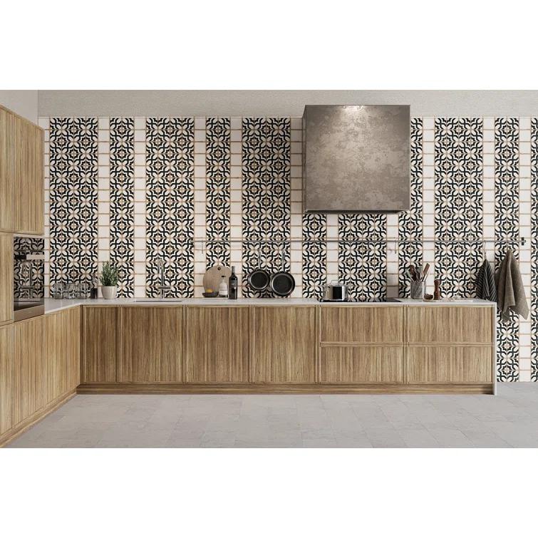 Casablanca 5" x 5" Ceramic Patterned Floor Use Tile