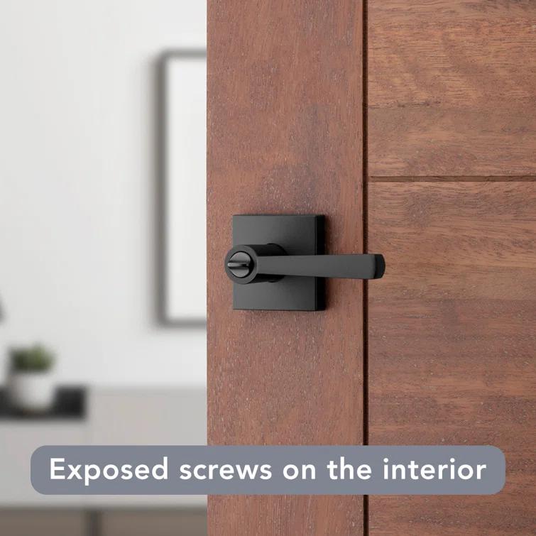 Baldwin 353Spl-Sqr Spyglass Privacy Door Lever Set