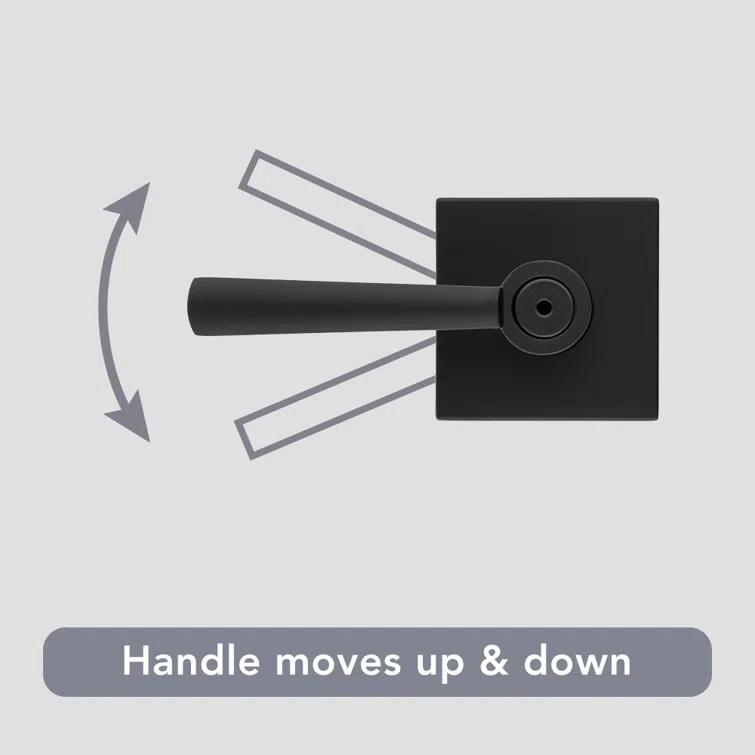 Baldwin 353Spl-Sqr Spyglass Privacy Door Lever Set