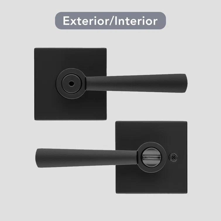 Baldwin 353Spl-Sqr Spyglass Privacy Door Lever Set