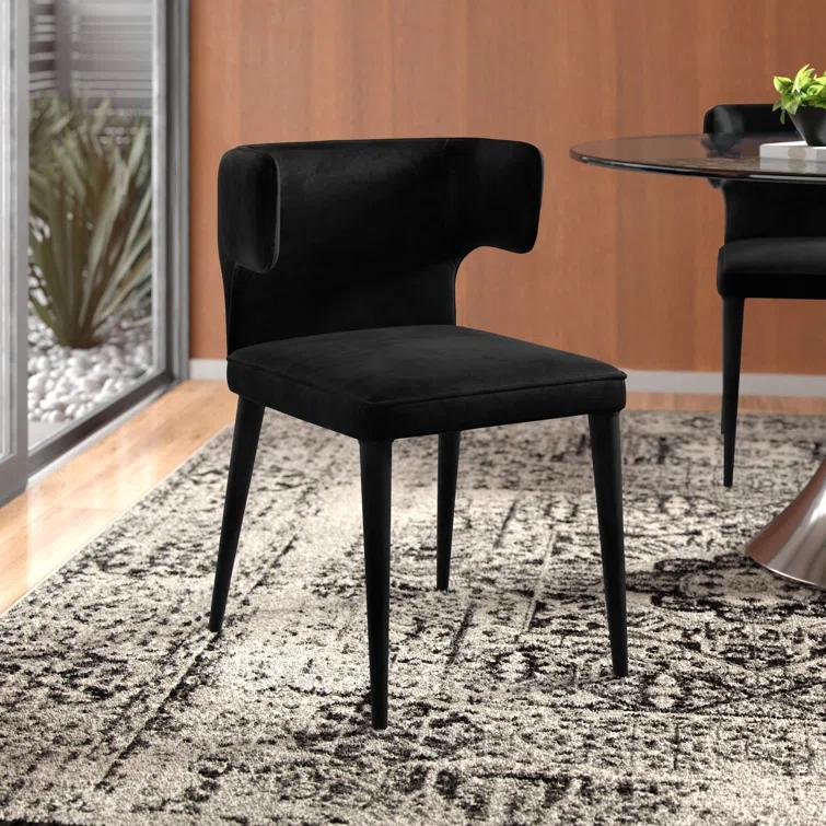 Lena Upholstered Wingback Side Chair