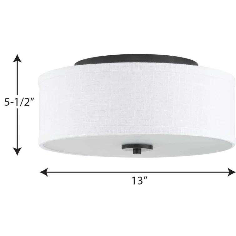 Lark Manor™ Armindo Fabric Semi Flush Mount