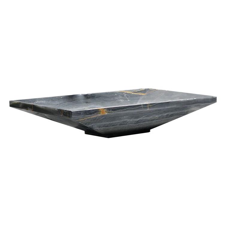 AA Warehousing 13'' Gray Stone Rectangular Bathroom Sink