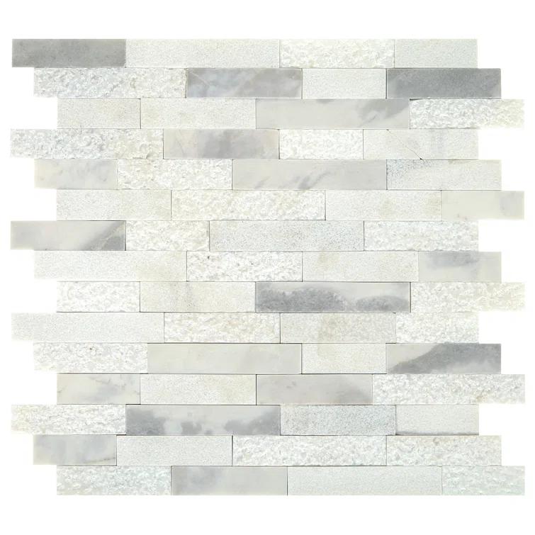 Minute Mosaix Marble Linear Mosaic Wall Tile